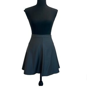 BCBGMAXAZRIA  Frankie the flared mini skirt gray M NWT